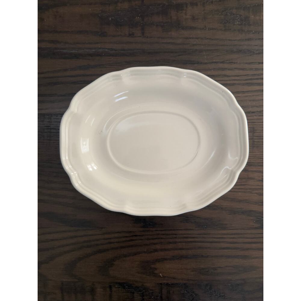 Mikasa French Countryside F9000 Oval Gravy Boat Underplate 8.5” -Japan